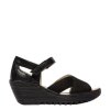 Sandały Fly London YENT 365 Black Cupido Mousse P501365000